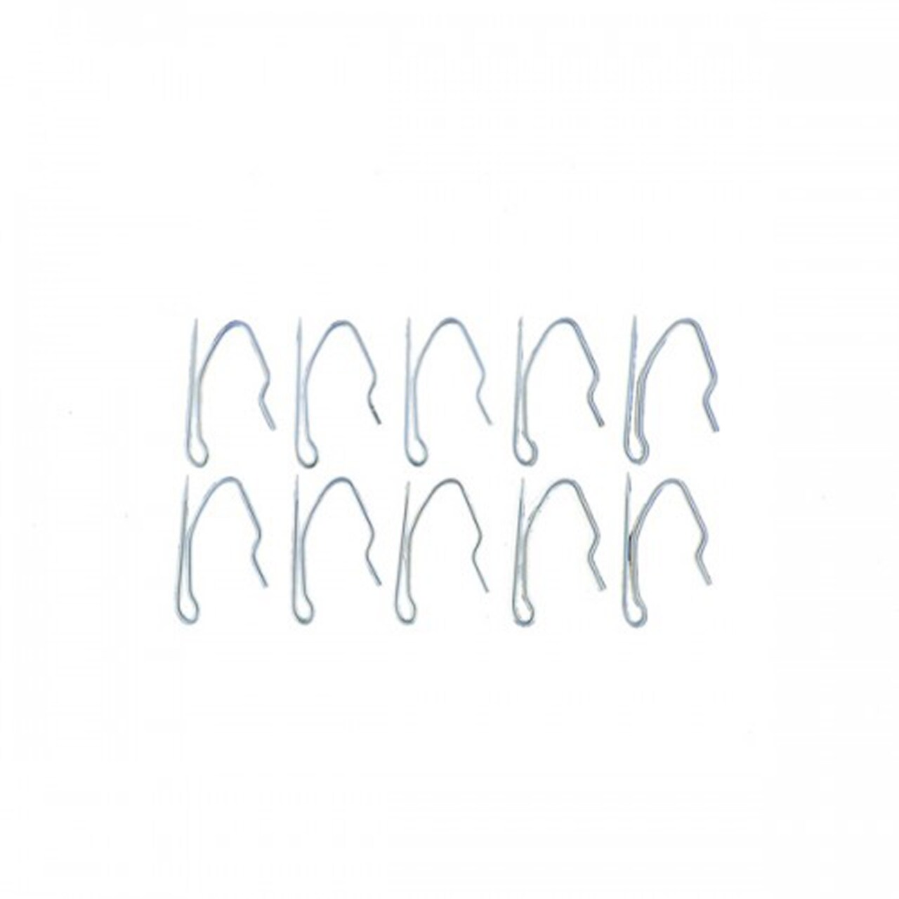 Rod Desyne Heavy Duty 1-3 By 8 Inch Drapery Pins (Set Of 20 Pcs) Steel, Zinc